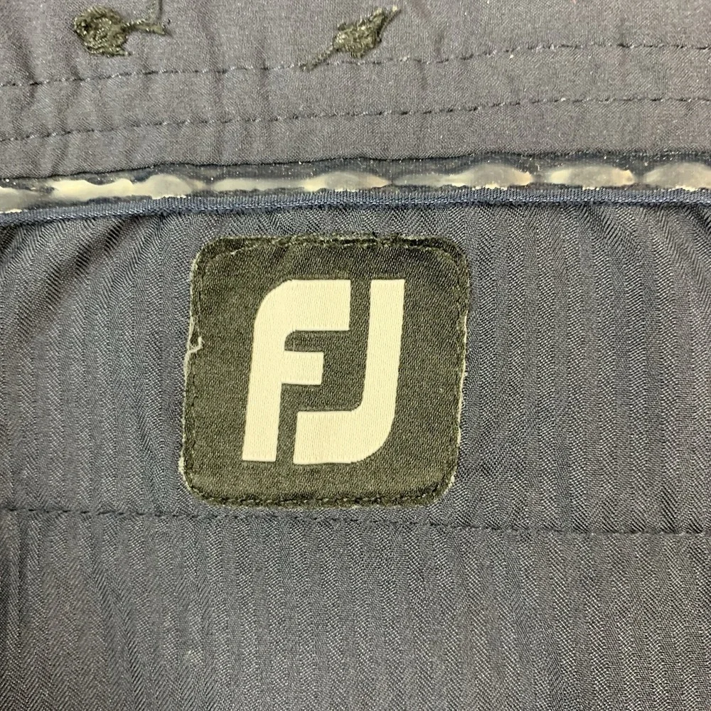 FootJoy Shorts Mens 40 Blue Flat Front Stretch Performance Golf Preppy Chino